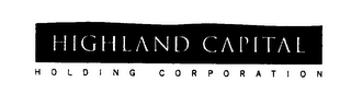 HIGHLAND CAPITAL HOLDING CORPORATION logo