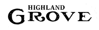 HIGHLAND GROVE logo
