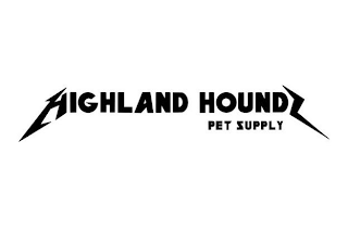 HIGHLAND HOUNDZ PET SUPPLY logo