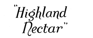 "HIGHLAND NECTAR" logo