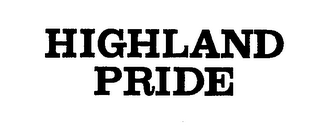 HIGHLAND PRIDE logo