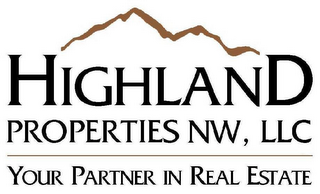 HIGHLAND PROPERTIES NW, LLC YOUR PARTNER IN REAL ESTATE logo