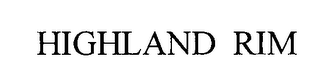 HIGHLAND RIM logo