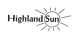HIGHLAND SUN logo