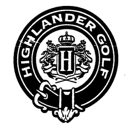 HIGHLANDER GOLF logo