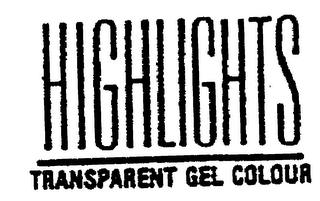 HIGHLIGHTS TRANSPARENT GEL COLOUR logo