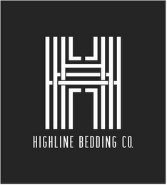 HIGHLINE BEDDING CO. H logo