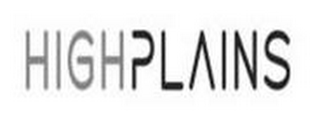 HIGHPLAINS logo