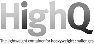 HIGHQ THE LIGHTWEIGHT CONTAINER FOR HEAVYWEIGHT CHALLENGES logo