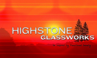 HIGHSTONE GLASSWORKS - BE INSPIRED BY FUNCTIONAL BEAUTY logo