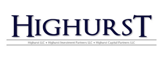 HIGHURST HIGHURST LLC HIGHURST INVESTMENT PARTNERS LLC HIGHURST CAPITAL PARTNERS LLC logo