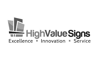 HIGHVALUESIGNS EXCELLENCE INNOVATION SERVICE logo