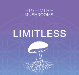 HIGHVIBE MUSHROOMS LIMITLESS logo
