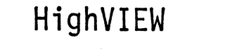HIGHVIEW logo