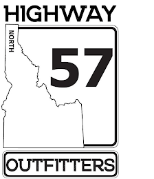 HIGHWAY 57 NORTH OUTFITTERS logo