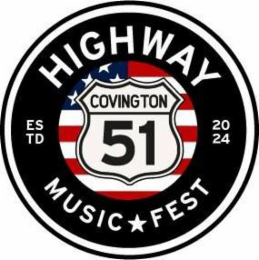 HIGHWAY MUSIC FEST COVINGTON 51 ESTD 2024 logo