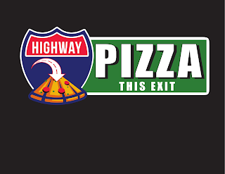 HIGHWAY PIZZA THIS EXIT logo
