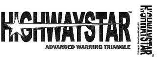HIGHWAYSTAR ADVANCED WARNING TRIANGLE logo