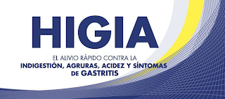 HIGIA EL ALIVIO RAPIDO CONTRA LA INDIGESTION, AGRURAS, ACIDEZ Y SINTOMAS DE GASTRITIS logo