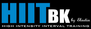 HIITBK BY ELADIA HIGH INTENSITY INTERVAL TRAINING logo