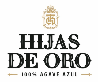 HIJAS DE ORO 100% AGAVE AZUL logo