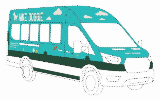 HIKE DOGGIE HIKEDOGGIE.COM IG @HIKEDOGGIE logo