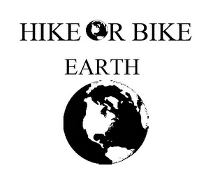HIKE OR BIKE EARTH logo