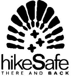 HIKESAFE THERE AND BACK logo