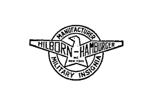 HILBORN HAMBURGER MANUFACTURER MILITARY INSIGNIA logo