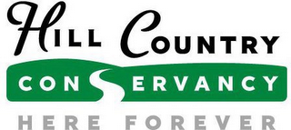 HILL COUNTRY CONSERVANCY HERE FOREVER logo