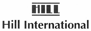 HILL HILL INTERNATIONAL logo