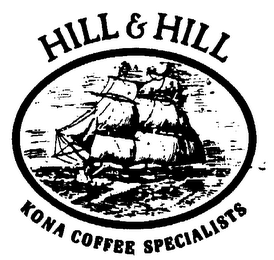 HILL & HILL KONA COFFEE SPECIALISTS logo