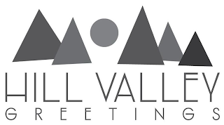 HILL VALLEY GREETINGS logo