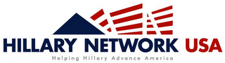 HILLARY NETWORK USA HELPING HILLARY ADVANCE AMERICA logo