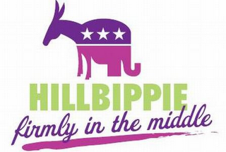 HILLBIPPIE FIRMLY IN THE MIDDLE logo