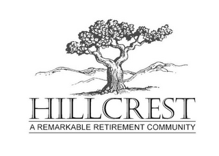 HILLCREST A REMARKABLE RETIREMENT COMMUNITY logo