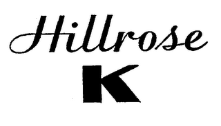 HILLROSE K logo