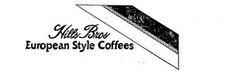 HILLS BROS EUROPEAN STYLE COFFEES logo
