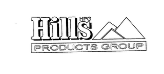 HILLS PRODUCTS GROUP, HPG logo