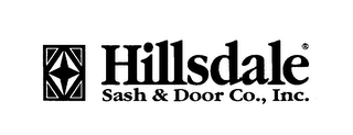 HILLSDALE SASH & DOOR CO., INC. logo