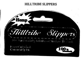 HILLTRIBE SLIPPERS HEMP HILLTRIBE SLIPPERS FOAM CUSHIONED COMFORTALLY FIT logo