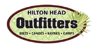 HILTON HEAD OUTFITTERS BIKES · CANOES ·KAYAKS · CAMPS logo