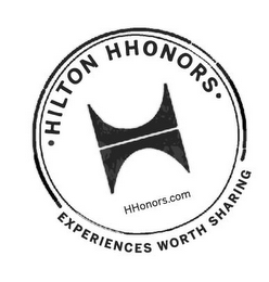 HILTON HHONORS EXPERIENCES WORTH SHARING HHONORS.COM logo