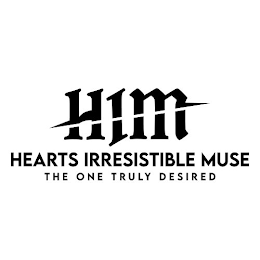 HIM HEARTS IRRESISTIBLE MUSE THE ONE TRULY DESIRED logo