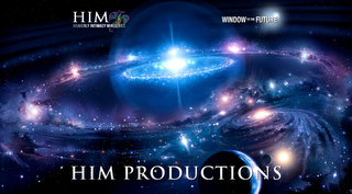 HIM HEAVENLY INTIMACY MINISTRIES WINDOW TO THE FUTURE HIM PRODUCTIONS logo