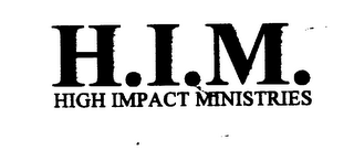 H.I.M. HIGH IMPACT MINISTRIES logo