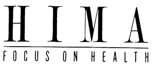 HIMA FOCUS ON HEALTH logo