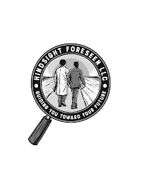 HINDSIGHT FORESEEN LLC GUIDING YOU TOWARD YOUR FUTURE logo