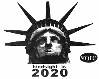 HINDSIGHT IS 2020 VOTE logo