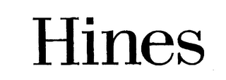 HINES logo